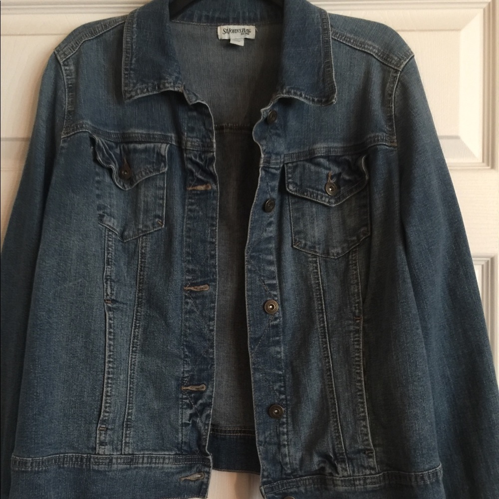 St John’s Bay jean jacket. Large